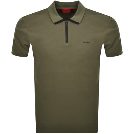 Product Image for HUGO Dalomino Polo T Shirt Green