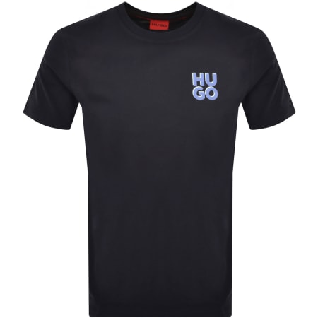 Recommended Product Image for HUGO Dimoniti T Shirt Navy