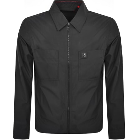 Recommended Product Image for HUGO Evalom Overshirt Black