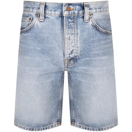 Product Image for Nudie Jeans Seth Light Wash Denim Shorts Blue