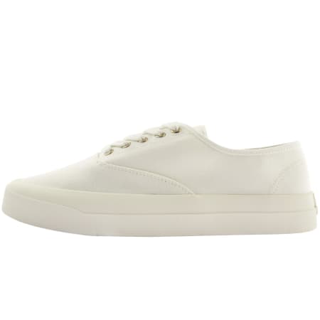 Product Image for Maison Kitsune Canvas Trainers Off White