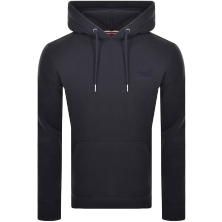 Product Image for Superdry Essential Logo Hoodie Navy