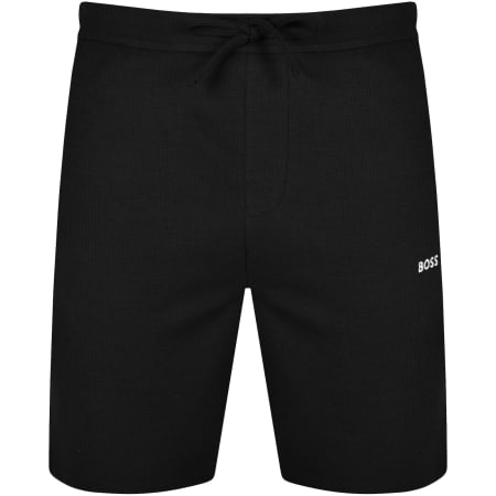 Recommended Product Image for BOSS Lounge Waffle Shorts Black