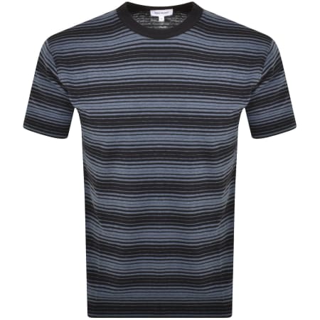 Recommended Product Image for Norse Projects Johannes Spaced Stripe T Shirt Navy