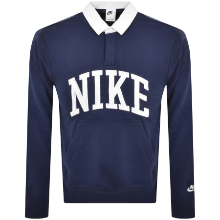 Product Image for Nike Polo Sweatshirt Navy