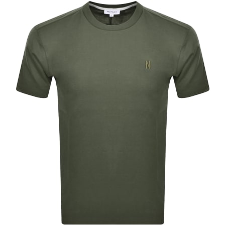Product Image for Norse Projects Logo T Shirt Green