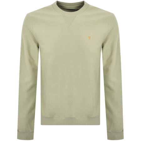 Recommended Product Image for Farah Vintage Galli Twill Crew Sweatshirt Green