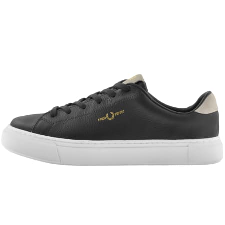 Product Image for Fred Perry B71 Leather Nubuck Trainers Black