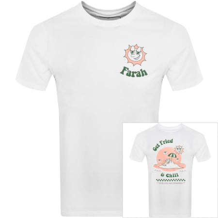 Product Image for Farah Vintage Timpson Graphic T Shirt White