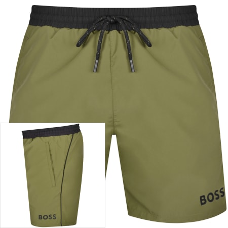 Product Image for BOSS Starfish Swim Shorts Green