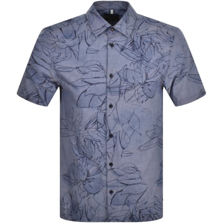 Product Image for Ted Baker Chambray Floral Shirt Blue