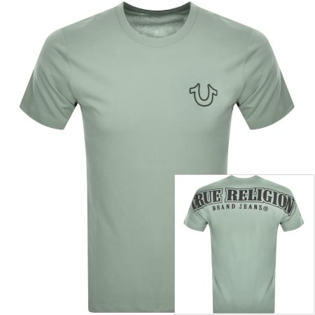 Product Image for True Religion Logo T Shirt Green