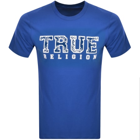 Product Image for True Religion Logo T Shirt Blue