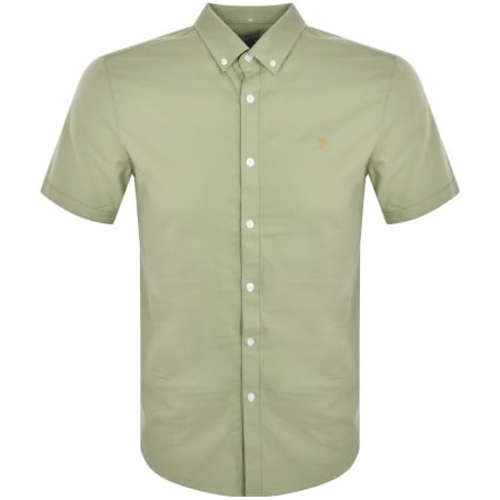 Recommended Product Image for Farah Vintage Brewer Short Sleeve Shirt Green