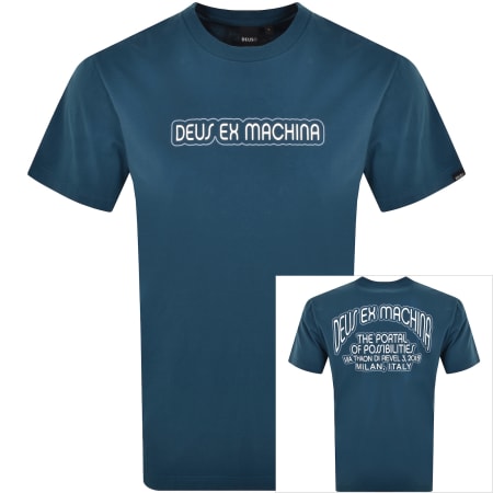 Product Image for Deus Ex Machina Pots T Shirt Blue