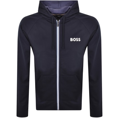 Product Image for BOSS Authentic Full Zip Hoodie Navy