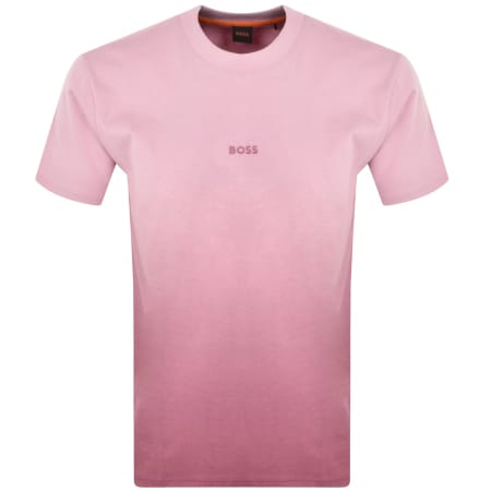 Product Image for BOSS Pre Gradient T Shirt Pink