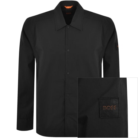 Product Image for BOSS Labib Overshirt Jacket Black