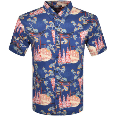 Product Image for Superdry Short Sleeved Hawaiian Shirt Blue