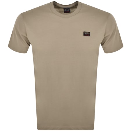 Recommended Product Image for Paul And Shark Short Sleeved Logo T Shirt Beige