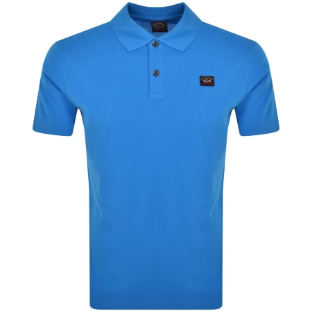 Product Image for Paul And Shark Logo Polo T Shirt Blue