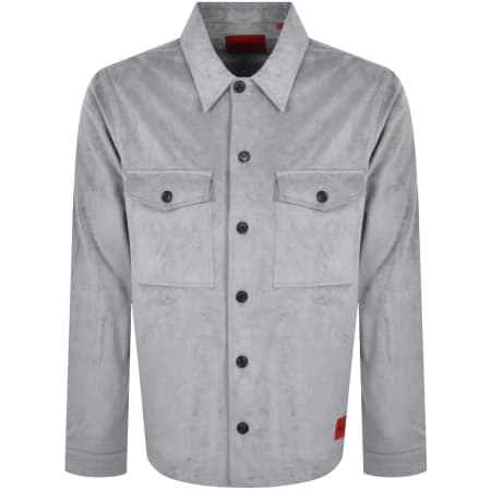Product Image for HUGO Erato Overshirt Jacket Grey