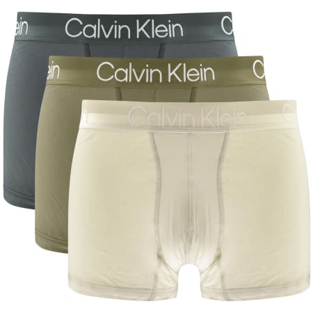 Product Image for Calvin Klein Underwear 3 Pack Trunks Green