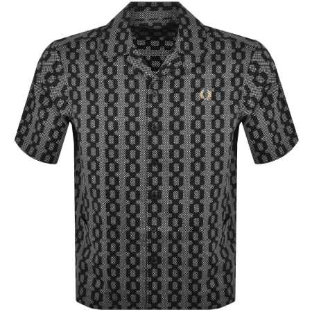 Product Image for Fred Perry Cable Print Shirt Black