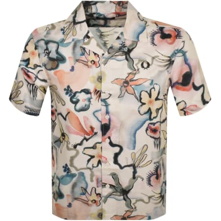 Recommended Product Image for Fred Perry Floral Print Shirt Cream
