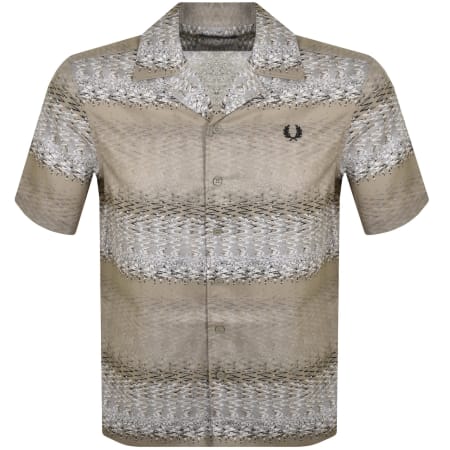 Recommended Product Image for Fred Perry Sound Wave Print Shirt Grey