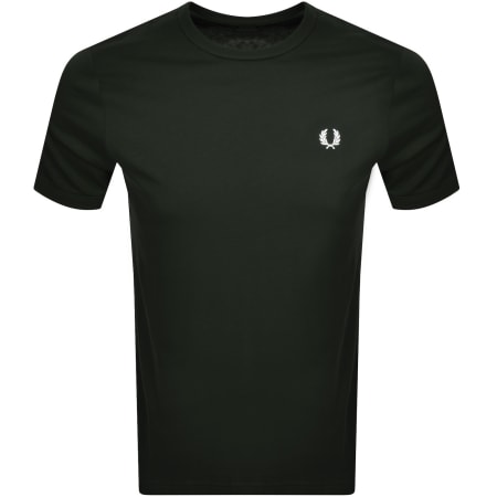 Recommended Product Image for Fred Perry Crew Neck T Shirt Green