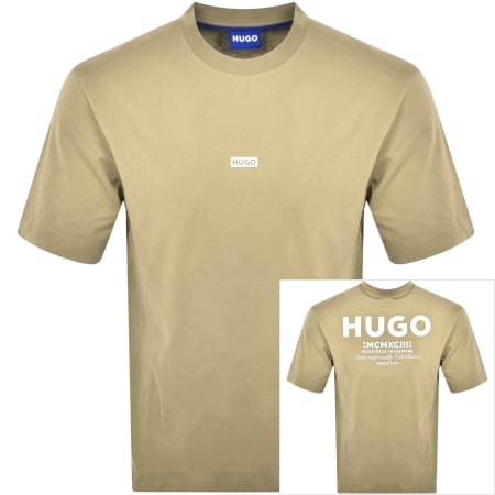 Product Image for HUGO Blue Nalono T Shirt Beige