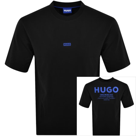 Product Image for HUGO Blue Nalono T Shirt Black
