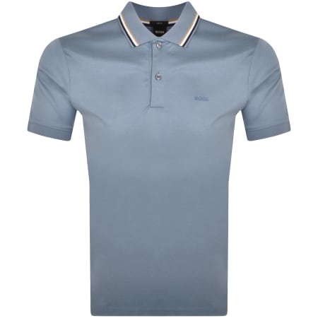 Recommended Product Image for BOSS Penrose 38 Polo T Shirt Blue