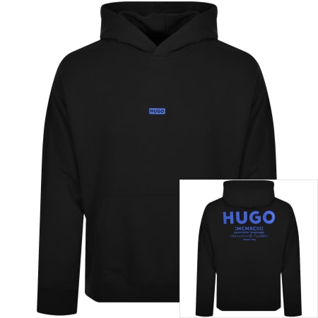 Product Image for HUGO Blue Nazardo Hoodie Black