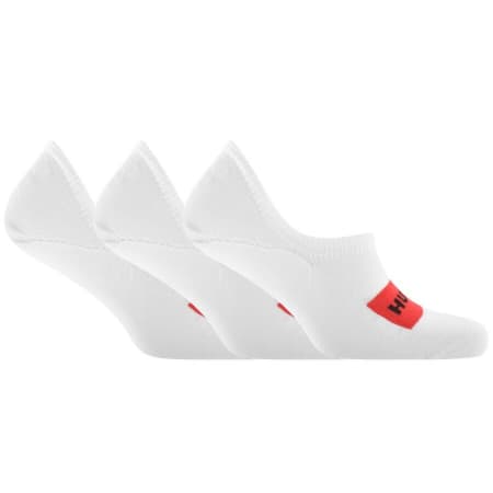 Product Image for HUGO 3 Pack Trainer Socks White