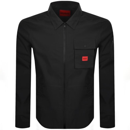 Recommended Product Image for HUGO Emmond Overshirt Jacket Black