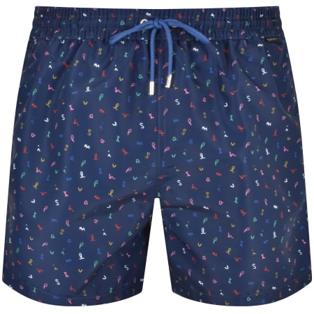 Product Image for Paul Smith Letters Swim Shorts Navy