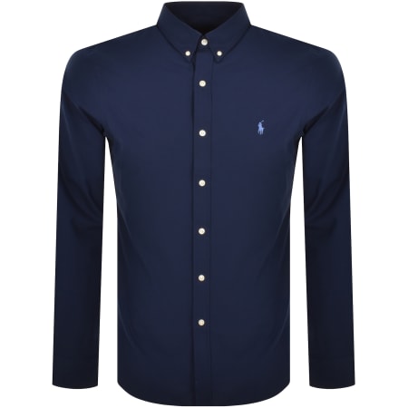 Product Image for Ralph Lauren Long Sleeve Slim Fit Shirt Navy