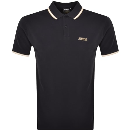 Product Image for Barbour International Tipped Polo T Shirt Navy