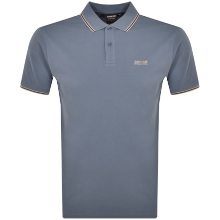 Product Image for Barbour International Tipped Polo T Shirt Blue