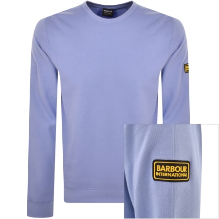 Product Image for Barbour International Crew Neck Sweatshirt Blue