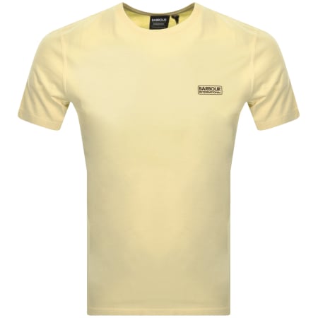Product Image for Barbour International Logo Slim Fit T Shirt Yellow