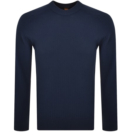 Product Image for BOSS Klincru Knit Jumper Blue