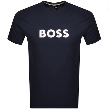 Product Image for BOSS Logo T Shirt Navy
