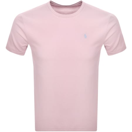 Product Image for Ralph Lauren Crew Neck Slim Fit T Shirt Pink