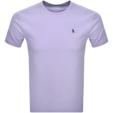 Recommended Product Image for Ralph Lauren Crew Neck Slim Fit T Shirt Purple