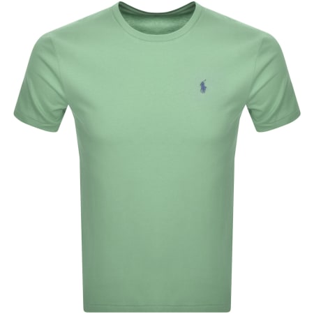 Product Image for Ralph Lauren Crew Neck Slim Fit T Shirt Green