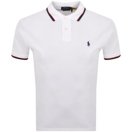 Product Image for Ralph Lauren Twin Tipped Polo T Shirt White