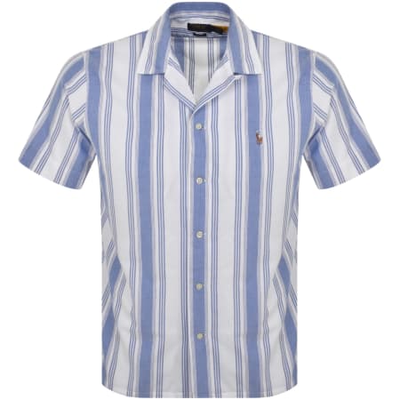 Product Image for Ralph Lauren Stripe Short Sleeved Shirt Blue